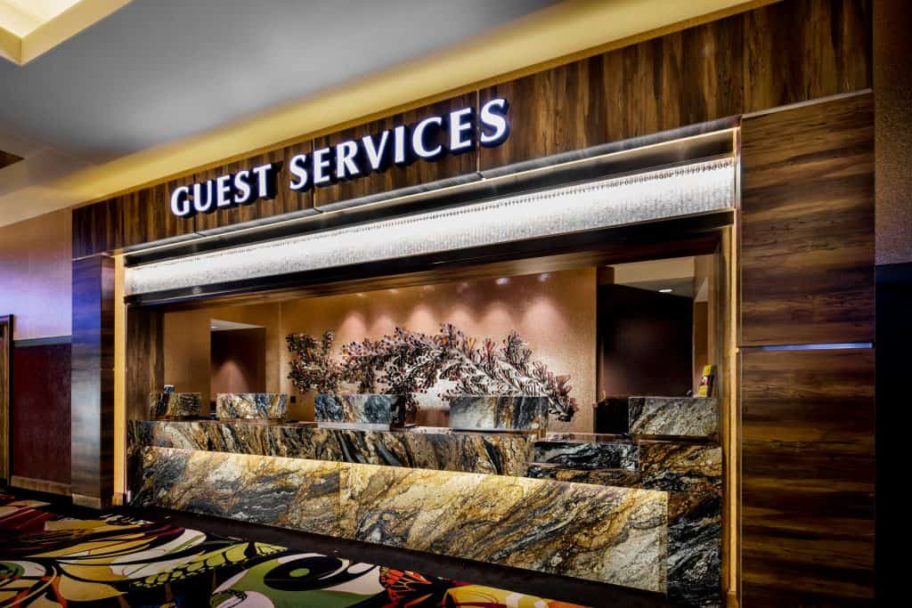 New York Hotel and Casino Guest Reception and Services